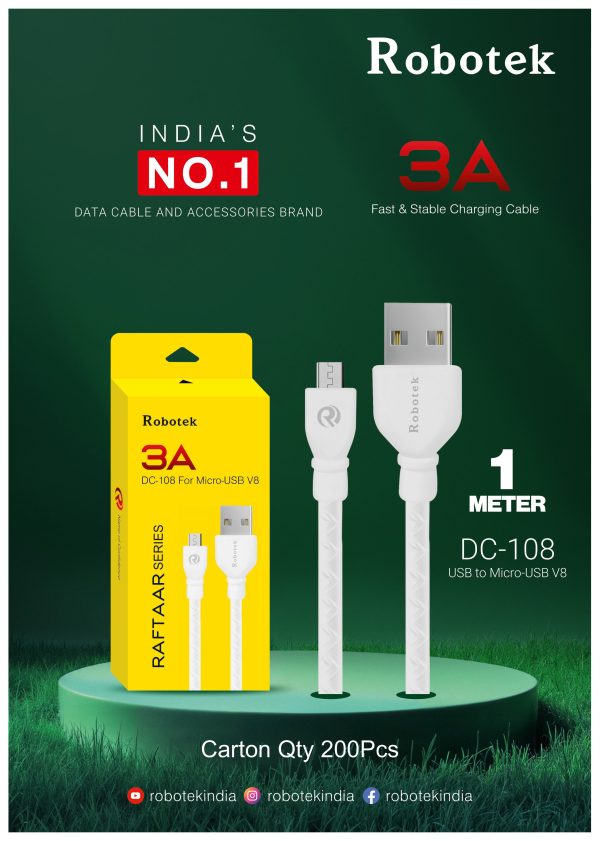 Robotek Cable DC-108 V8