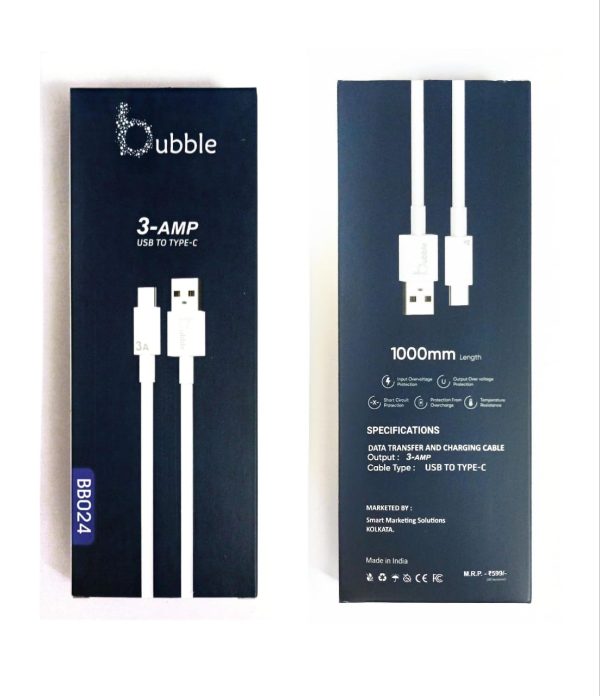 Bubble BB024 Type-C Data Cable