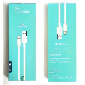 Bubble BB025 V8 Data Cable