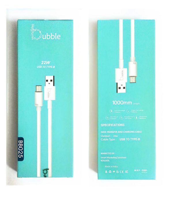 Bubble BB025 V8 Data Cable