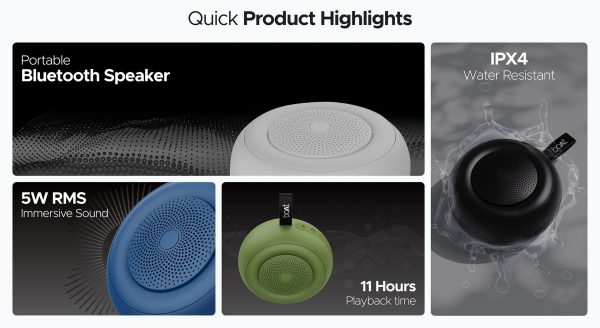 Boat Stone 135 Bluetooth Speaker - Image 2