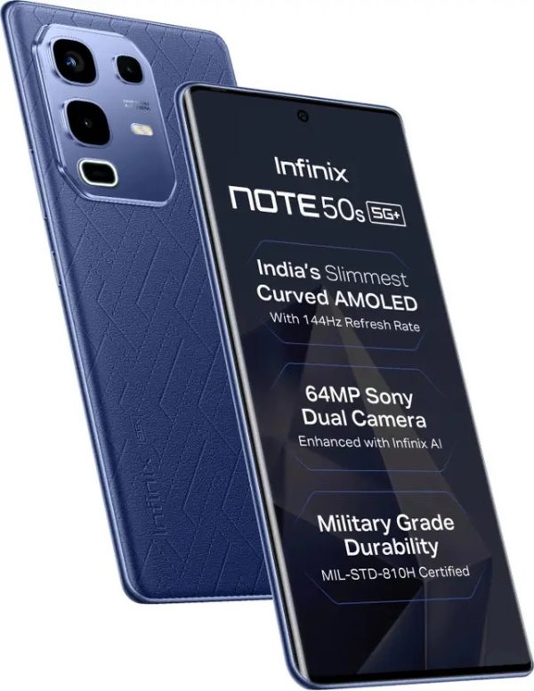 Infinix NOTE 50s 5G+ 45W Charger In the Box & AI