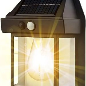 Solar Outdoor Garden Wall Light with Sensor Wireless Solar Wall lamp Solar Light Set  (Wall Mounted Pack of 1)