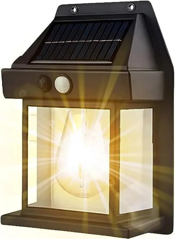 Solar Outdoor Garden Wall Light with Sensor Wireless Solar Wall lamp Solar Light Set  (Wall Mounted Pack of 1)