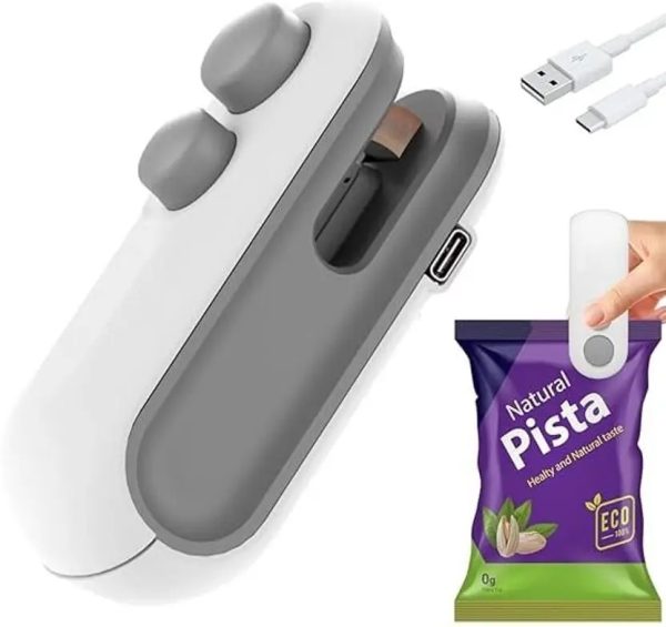 Portable Mini Heat Sealing Machine for Plastic Bags – Snack Sealer Tool